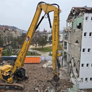 Stuttgart, Abbruch Silberburgstr.