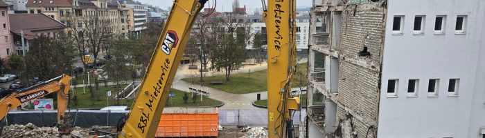 Stuttgart, Abbruch Silberburgstr.